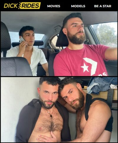 taxi gay sex uber men naked